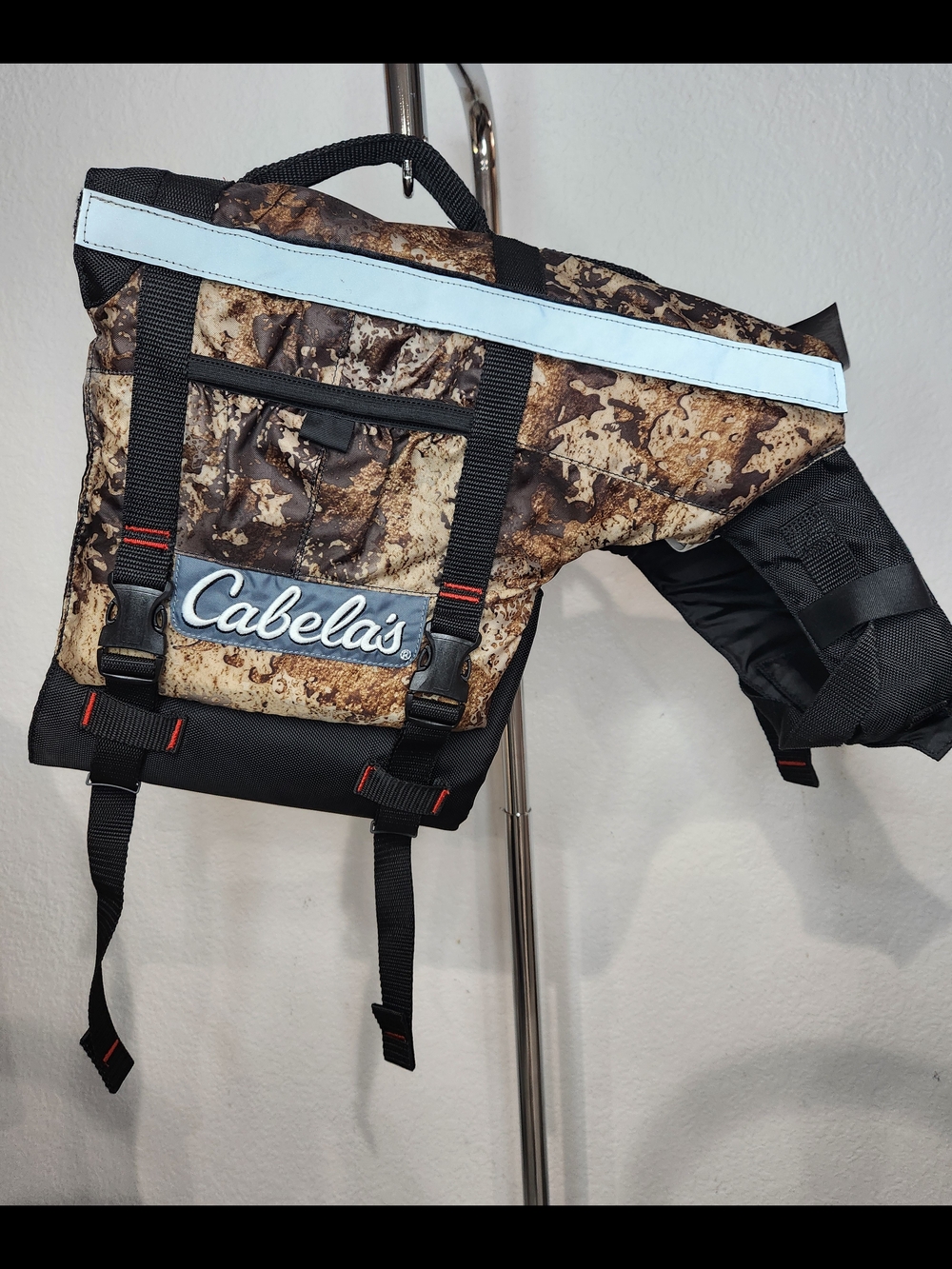 Cabela's Brown Camo Dogs Life Jacket Vest